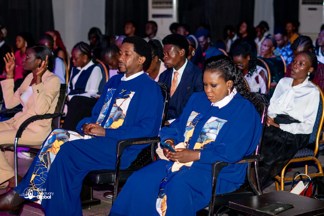 Members listening to the Word